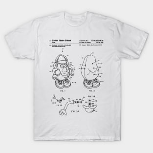 Mr.Potato Head Patent Black T-Shirt